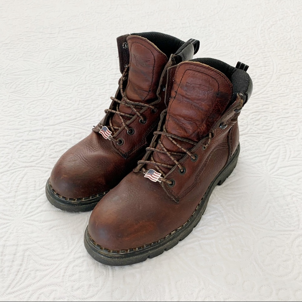 Red Wing Shoes Women’s Steel Toe Leather Boots